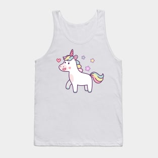 Cute Girl Unicorn Tank Top